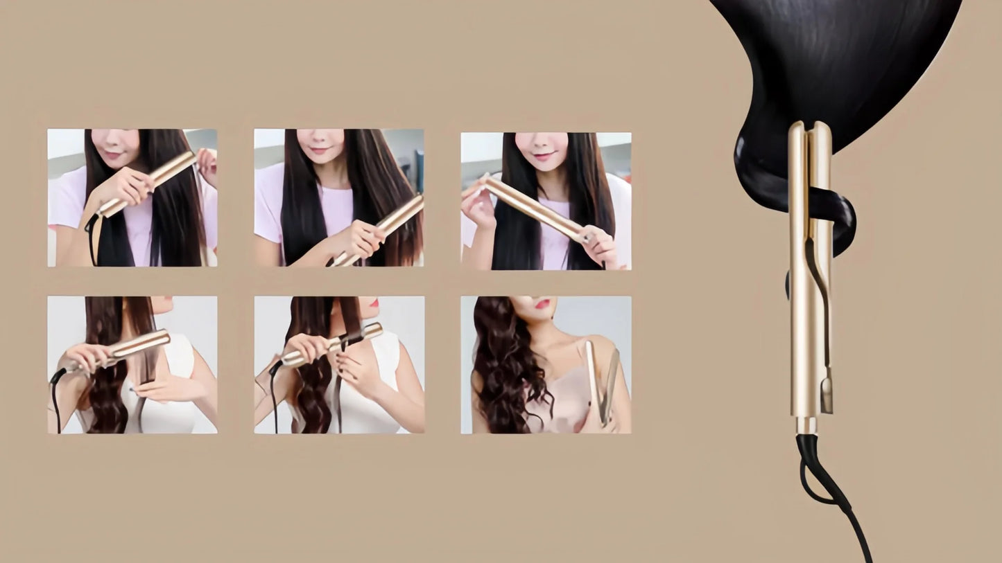 LissCurl™ – Le lisseur boucleur 2-en-1 qui sublime chaque chevelure