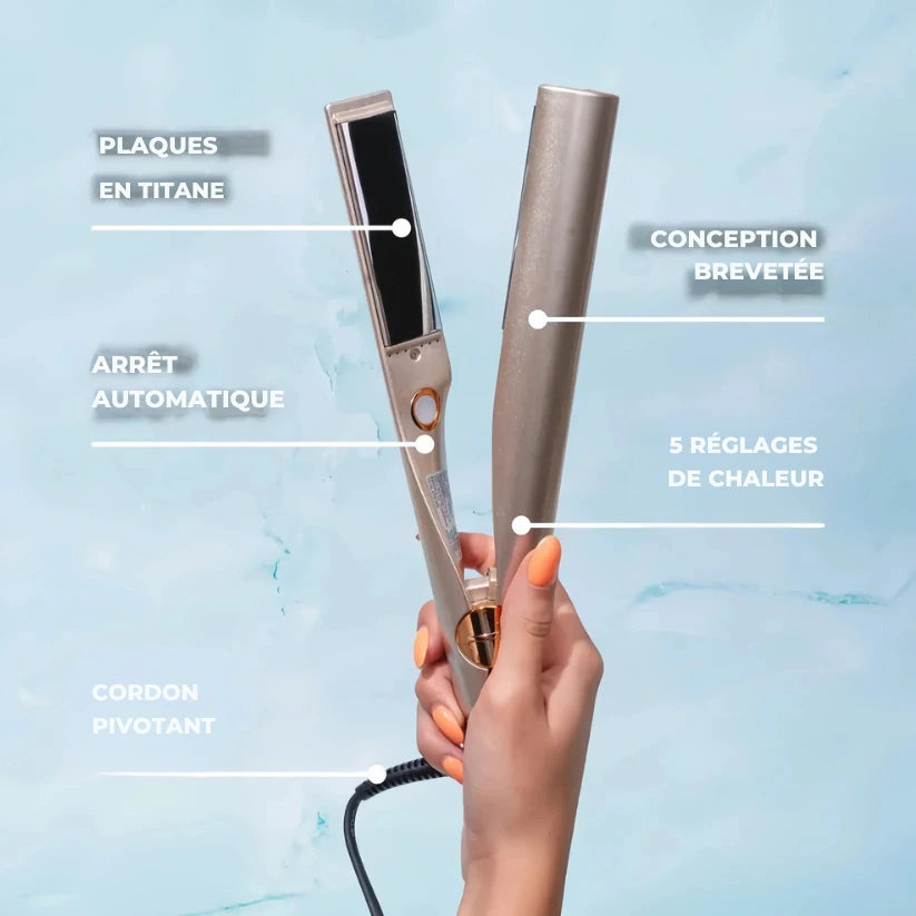 LissCurl™ – Le lisseur boucleur 2-en-1 qui sublime chaque chevelure